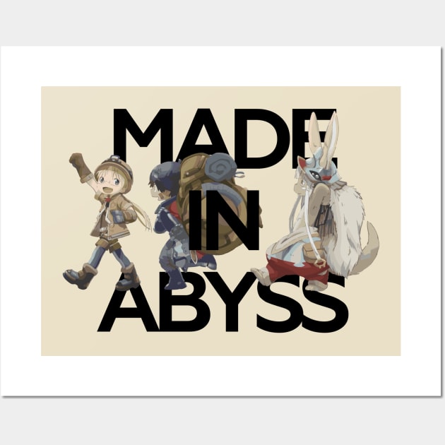 Made In Abyss - Team Wall Art by animatee